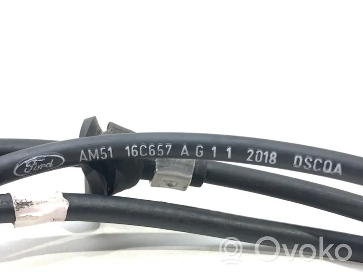 Ford Focus Engine bonnet/hood lock release cable AM5116C657AG