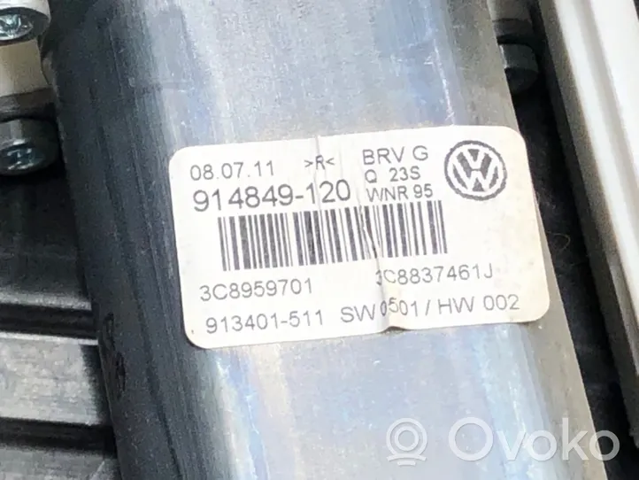 Volkswagen PASSAT CC Mécanisme de lève-vitre avec moteur 3C8959701