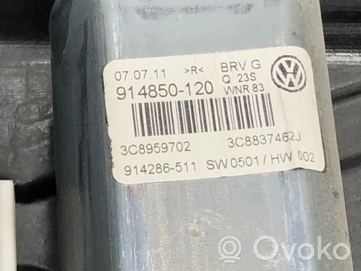 Volkswagen PASSAT CC Elektryczny podnośnik szyby drzwi przednich 3C8959702