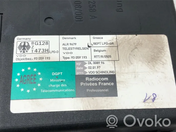 Audi A6 Allroad C5 Central body control module 93059193