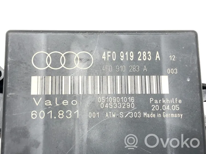 Audi A6 S6 C6 4F Parkavimo (PDC) daviklių valdymo blokas 4F0919283A