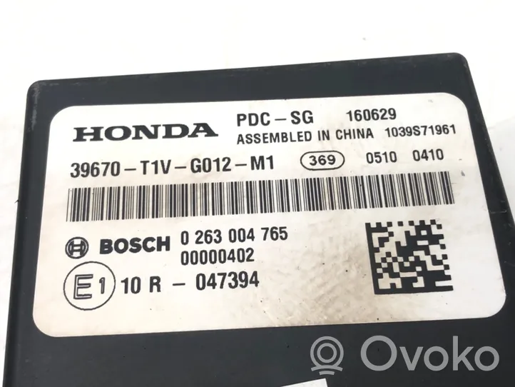 Honda CR-V Pysäköintitutkan (PCD) ohjainlaite/moduuli 39670-T1V-G012-M1