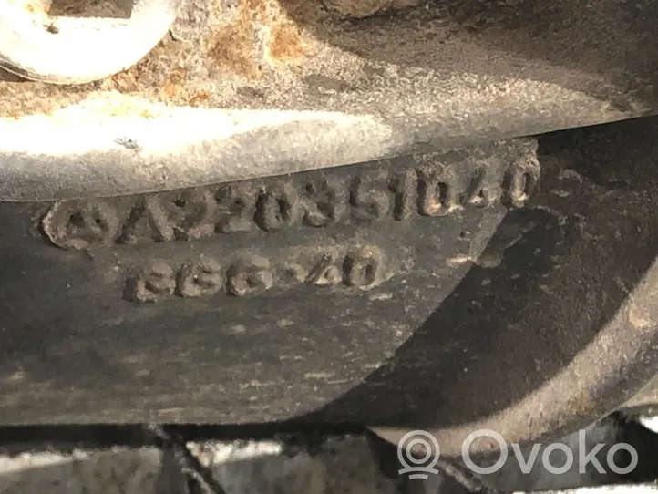 Mercedes-Benz CL C215 Mechanizm różnicowy tylny / Dyferencjał A2203510405