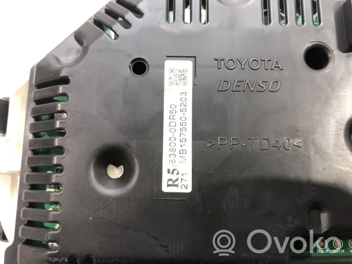 Toyota Yaris Tachimetro (quadro strumenti) 83800-0DR50