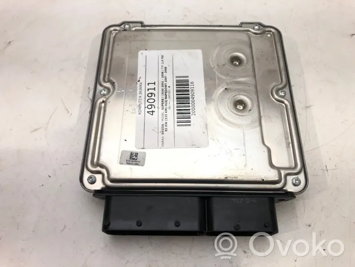 Skoda Superb B5 (3U) Komputer / Sterownik ECU silnika 03G906016MC