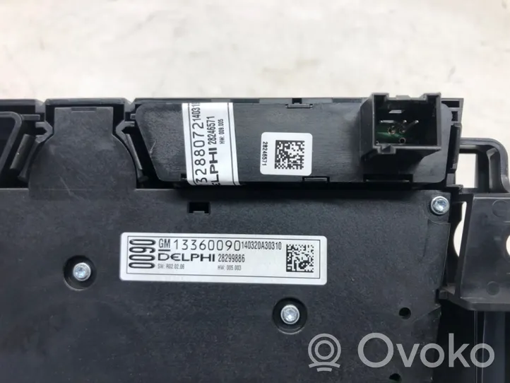 Opel Astra J Controllo multimediale autoradio 13360090