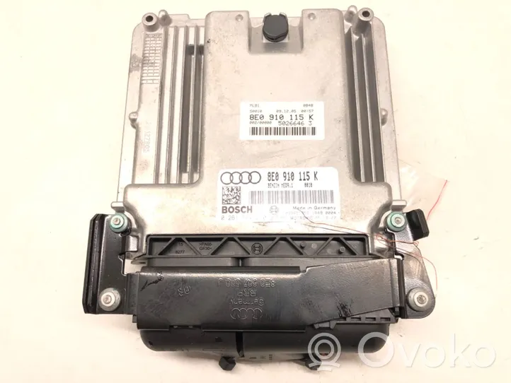 Audi A4 S4 B7 8E 8H Centralina/modulo motore ECU 8E0910115K