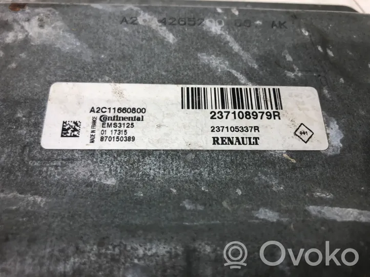 Renault Clio IV Komputer / Sterownik ECU silnika 237108979R