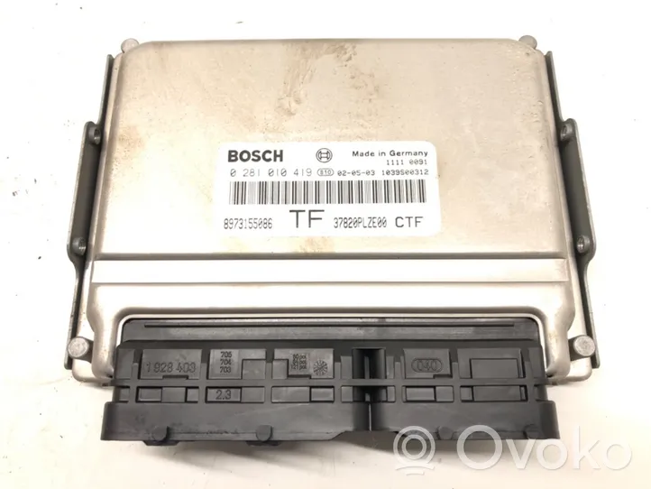 Honda Civic Unité de commande, module ECU de moteur 8973155086