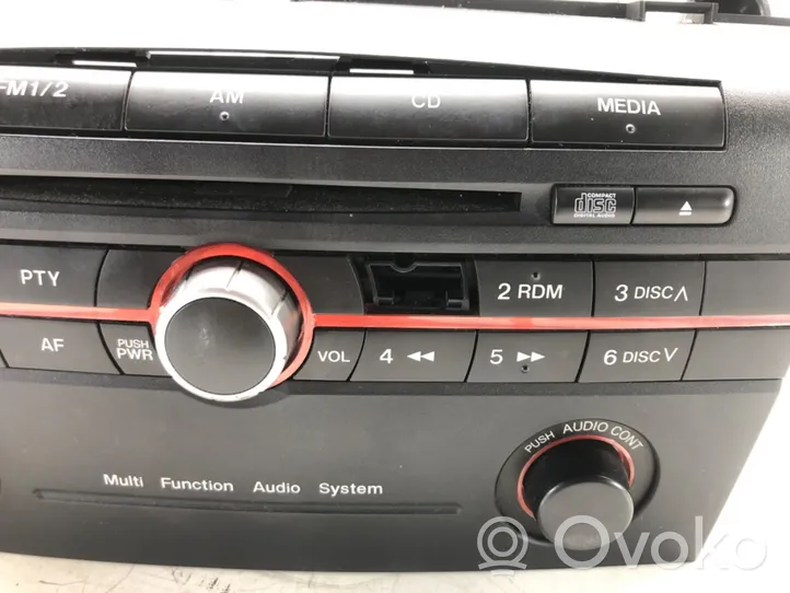 Mazda 3 I Unité principale radio / CD / DVD / GPS BR2B66AR0