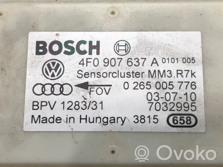 Seat Exeo (3R) ESP (elektroniskās stabilitātes programmas) sensors (paātrinājuma sensors) 4F0907637A