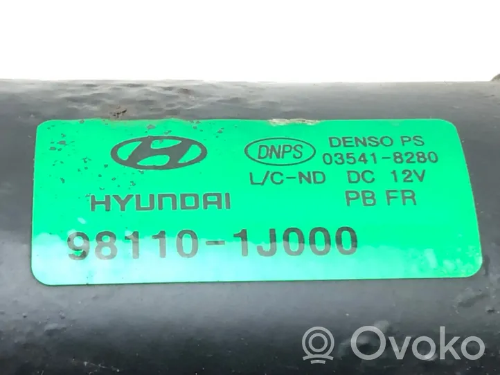 Hyundai i20 (PB PBT) Etupyyhkimen vivusto ja moottori 