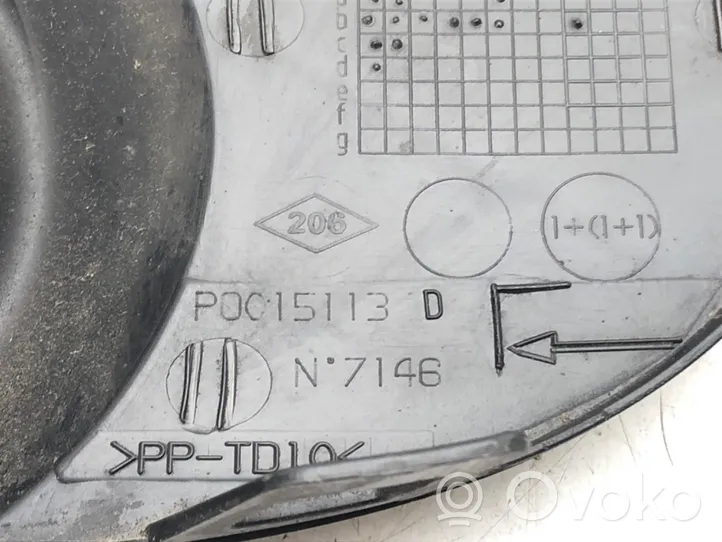 Renault Laguna III Mascherina inferiore del paraurti anteriore P0015113D