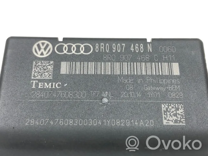 Audi A4 S4 B8 8K Modulo di controllo del corpo centrale 8R0907468N