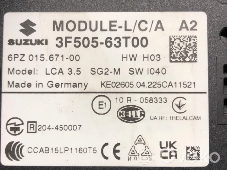 Suzuki SX4 S-Cross Inne komputery / moduły / sterowniki 3F505-63T00