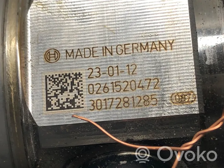 Volkswagen PASSAT CC Polttoaineen ruiskutuksen suurpainepumppu 0261520472