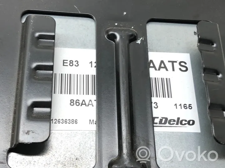 Opel Astra J Komputer / Sterownik ECU silnika 12636386