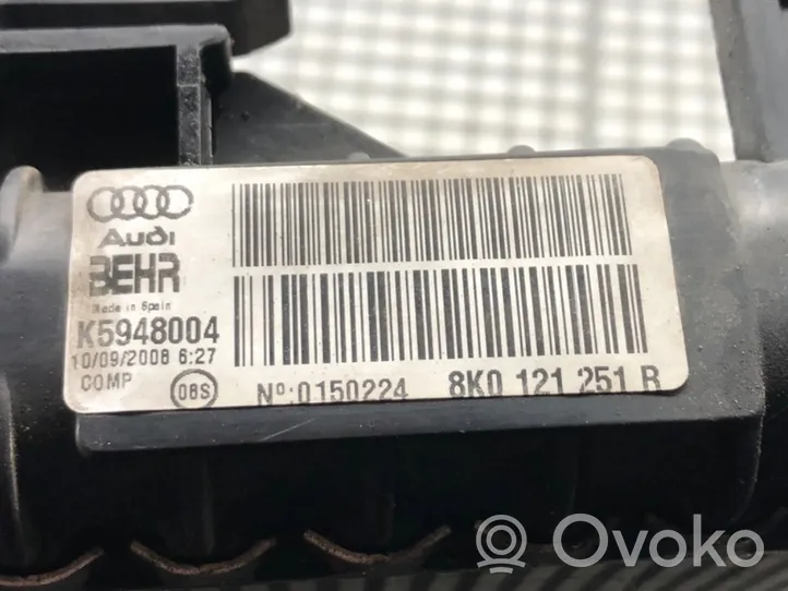 Audi A4 S4 B8 8K Aušinimo skysčio radiatorius 8K0121251R