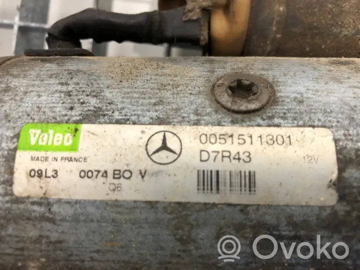 Mercedes-Benz Vito Viano W638 Motor de arranque 0051511301