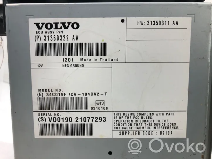 Volvo V70 Vahvistin 31360322AA