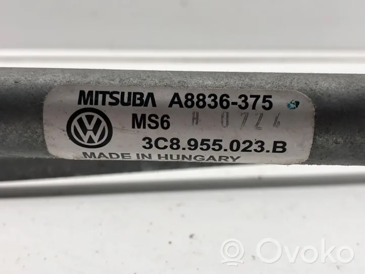 Volkswagen PASSAT CC Tiranti e motorino del tergicristallo anteriore 3C8955023B