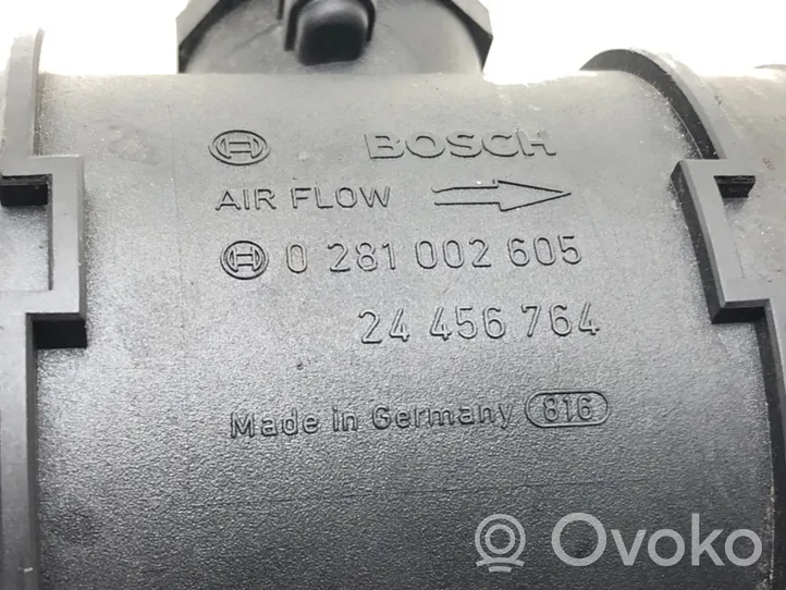 Opel Signum Przepływomierz masowy powietrza MAF 0281002605