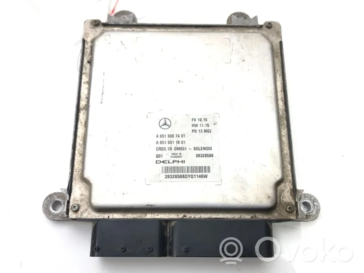 Mercedes-Benz GLK (X204) Centralina/modulo motore ECU A6519007401