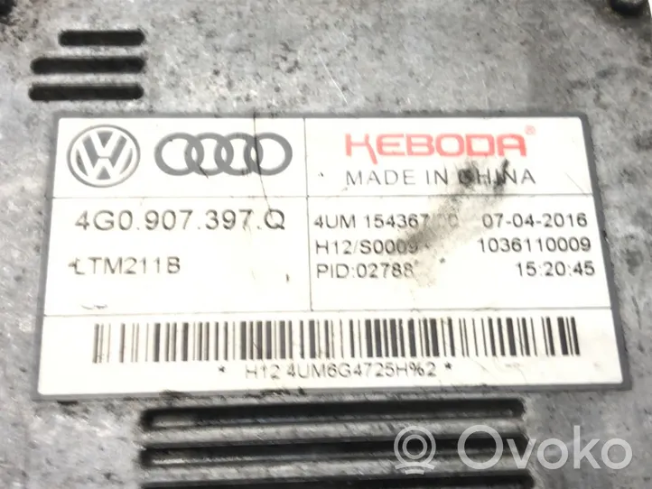 Audi A6 C7 Przetwornica napięcia / Moduł przetwornicy 4G0907397Q