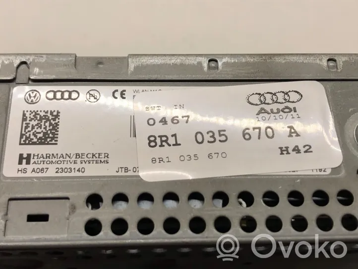 Audi A5 8T 8F Unité principale radio / CD / DVD / GPS 8R1035670