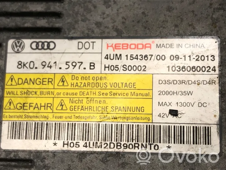 Audi A5 8T 8F Įtampos keitiklis/ keitimo modulis 8K0941597B