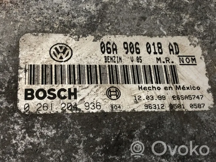 Volkswagen New Beetle Komputer / Sterownik ECU silnika 06A906018AD