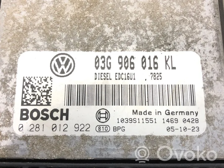 Renault Clio IV Komputer / Sterownik ECU silnika 03G906016KL