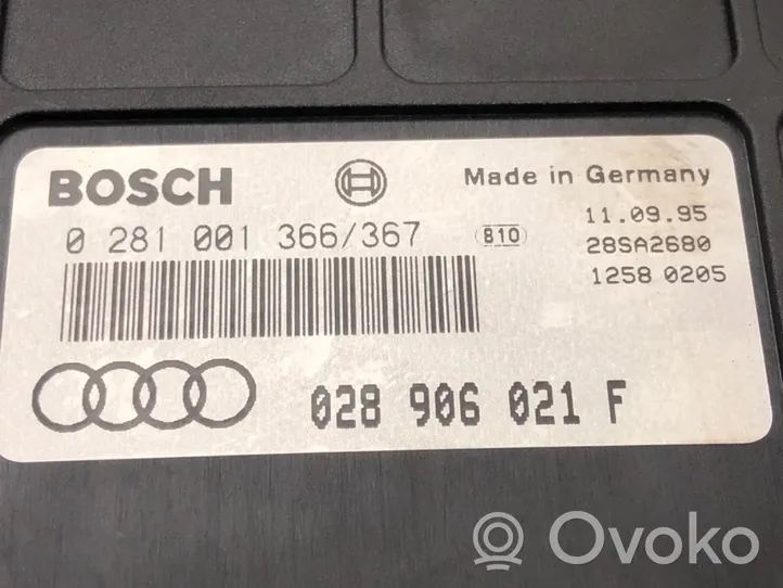 Audi A4 S4 B5 8D Moottorin ohjainlaite/moduuli (käytetyt) 028906021F