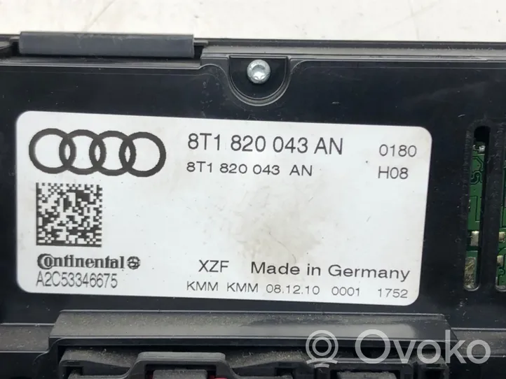 Audi A4 S4 B8 8K Interruttore ventola abitacolo 8T1820043AN