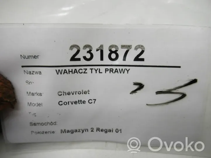 Chevrolet Corvette Wahacz tylny 