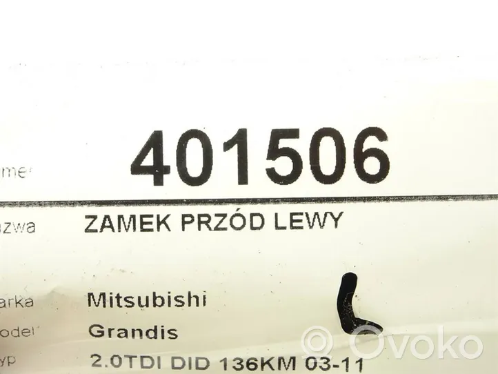 Mitsubishi Grandis Etuoven lukko 