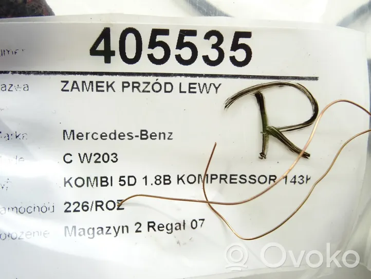 Mercedes-Benz C AMG W203 Etuoven lukko 