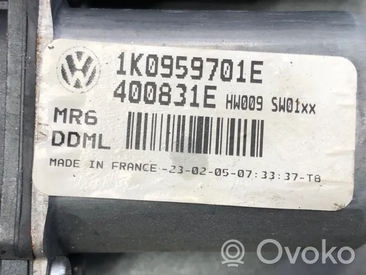 Volkswagen Golf V Elektryczny podnośnik szyby drzwi przednich 1K0959701E