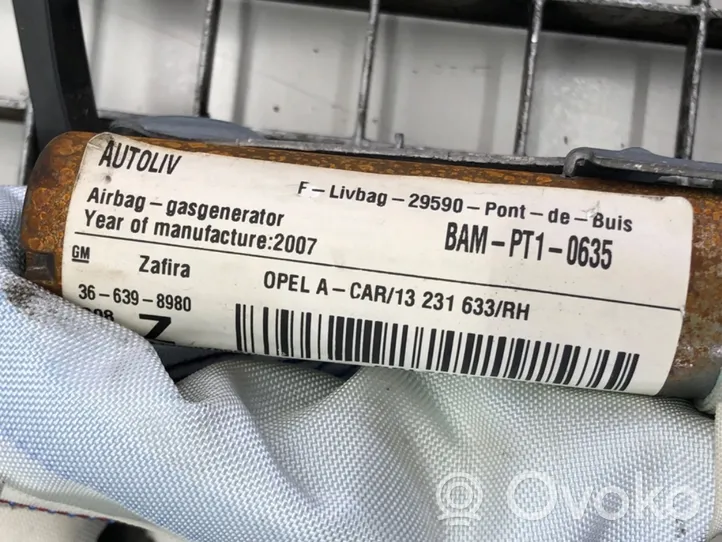 Opel Zafira B Roof airbag 13231633