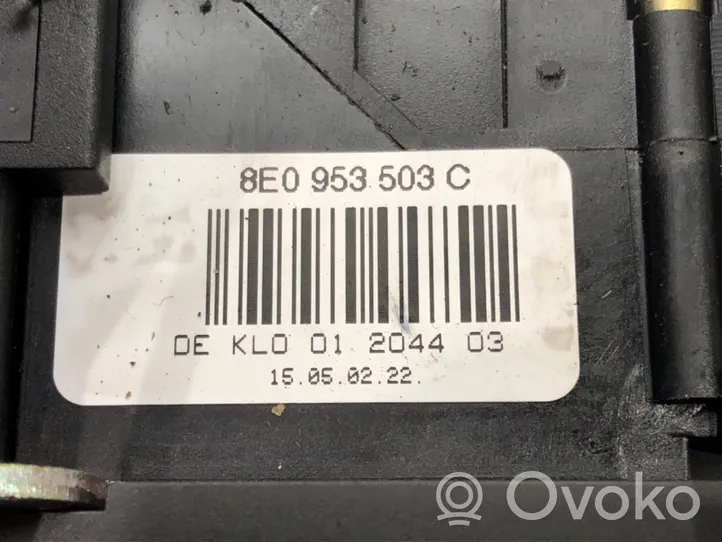 Audi A4 S4 B6 8E 8H Manetka / Przełącznik kierunkowskazów wycieraczek 8E0953549L