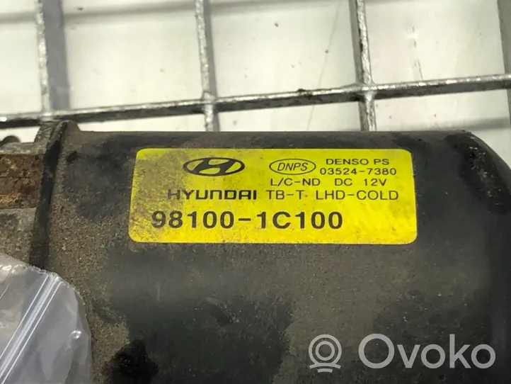 Hyundai Getz Etupyyhkimen vivusto ja moottori 98100-1C100