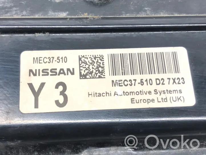 Nissan Note (E11) Unité de commande, module ECU de moteur MEC37-510