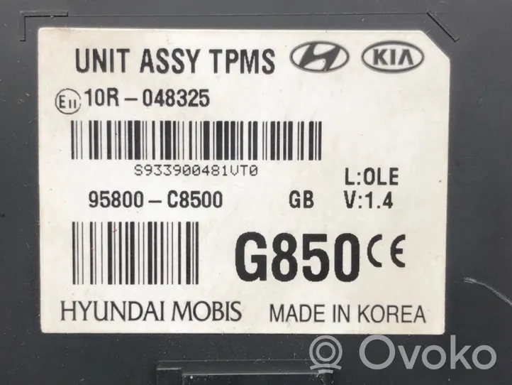 Hyundai i20 (GB IB) Muut ohjainlaitteet/moduulit 95800-C8500