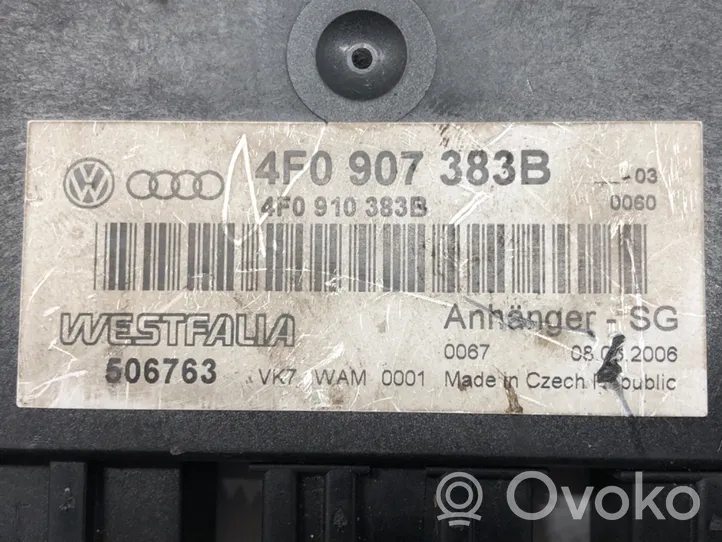 Audi A6 Allroad C6 Module de contrôle crochet de remorque 4F0907383B