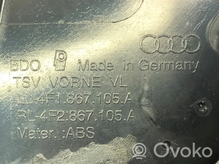 Audi A6 Allroad C6 Garniture de panneau carte de porte avant 