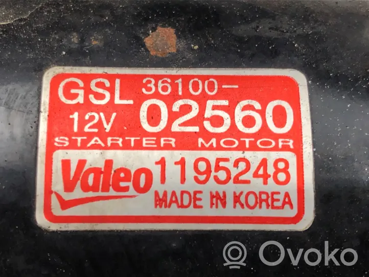 Hyundai Getz Käynnistysmoottori 36100-02560