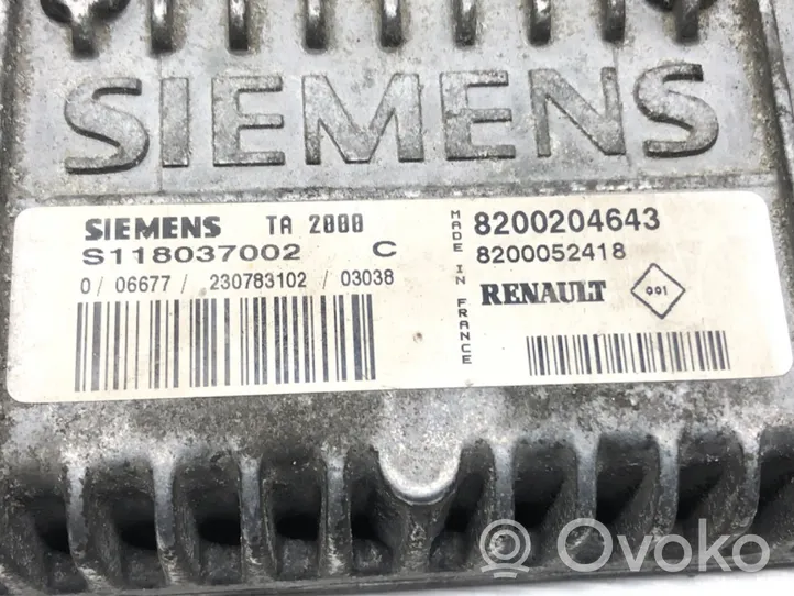 Renault Clio II Centralina/modulo motore ECU 8200204643