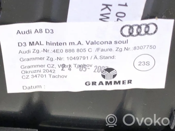 Audi A8 S8 D3 4E Kita (-os) sėdynė (-ės) 