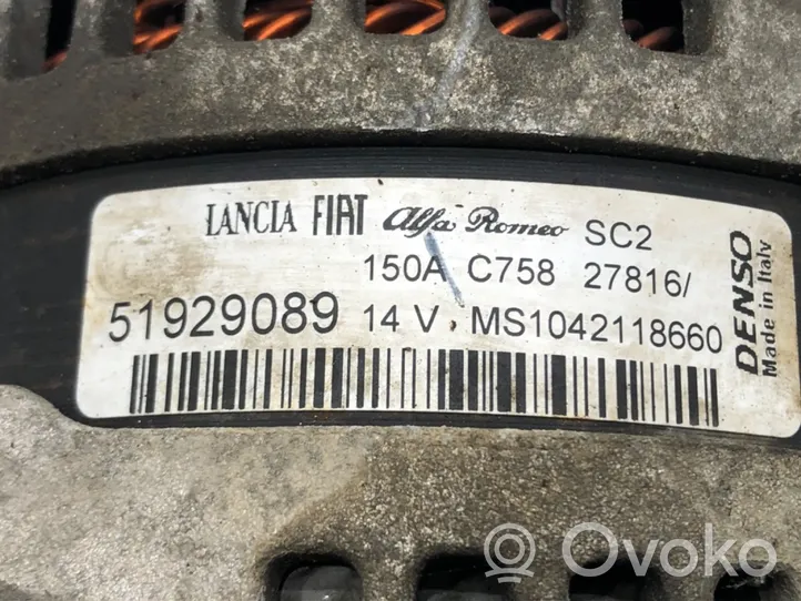 Fiat 500X Alternator 51929089