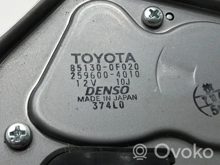 Toyota Corolla E120 E130 Motorino del tergicristallo del lunotto posteriore 85130-0F020